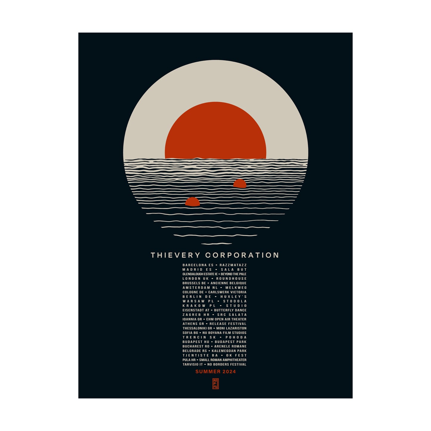 Screen Printed A2 Poster